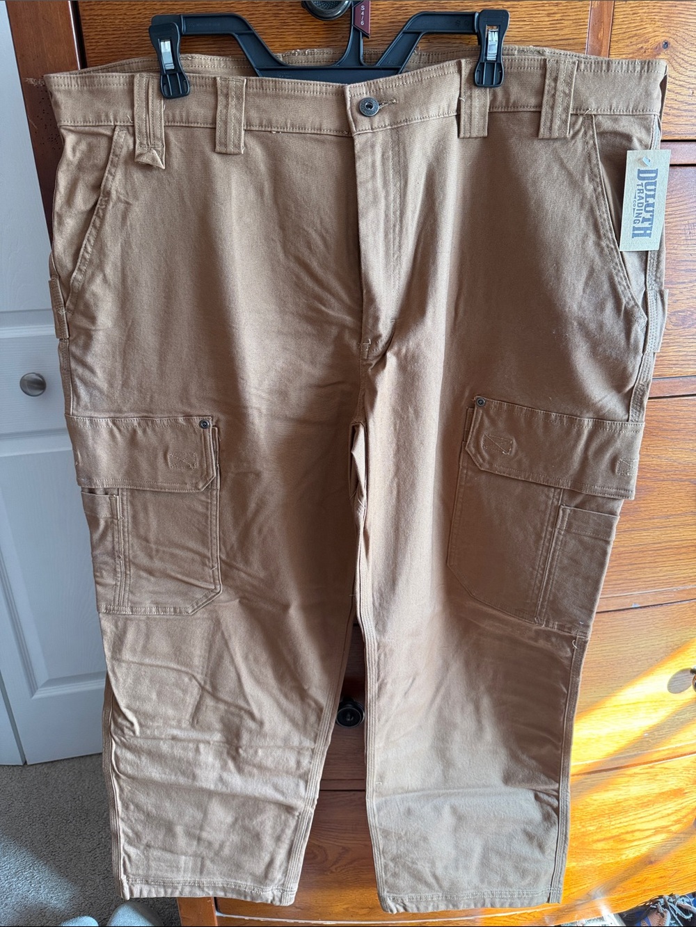 Duluth Trading Co Tan Men's Cargo Work Pants 42x30